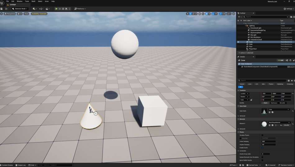 Importing Monocle Prime Scans into Unreal Engine