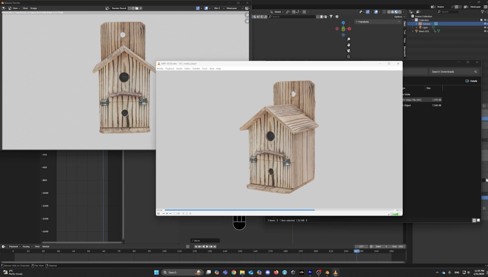 Create a Simple Rotation with Monocle Scans in Blender