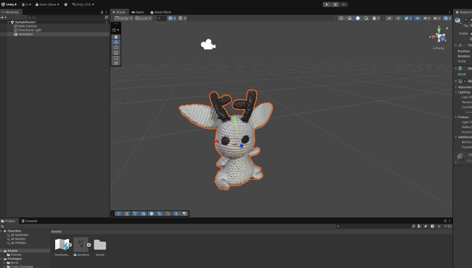 Composing 3D scenes in Unity using glTF import and Monocle 3D models