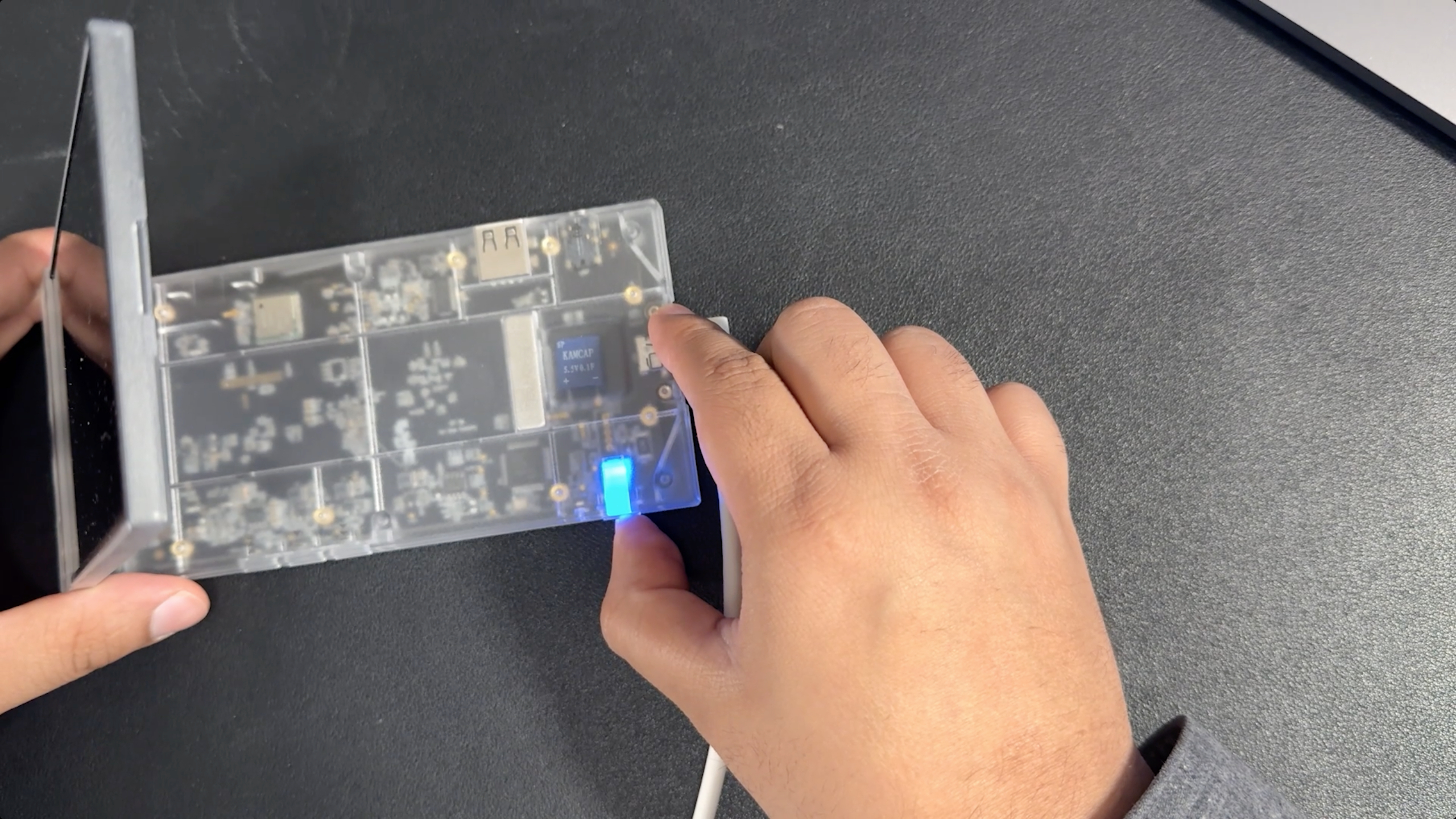 Connect the device to your computer